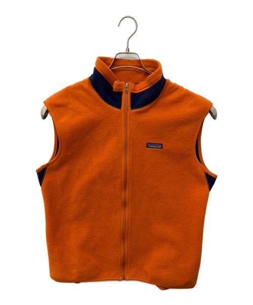Patagonia（パタゴニア）Patagonia (パタゴニア) 90'sフライヤーフリースベスト オレンジ サイズ:Ｌの古着・服飾アイテム