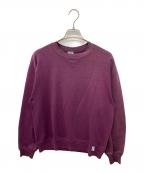 RUSSELL ATHLETICラッセルアスレチック）の古着「Crew-Neck Sweat」｜ワインレッド