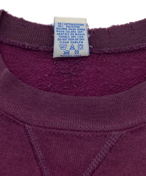 RUSSELL ATHLETIC（ラッセルアスレチック）RUSSELL ATHLETIC (ラッセルアスレチック) Crew-Neck Sweat ワインレッド サイズ:Mの古着・服飾アイテム