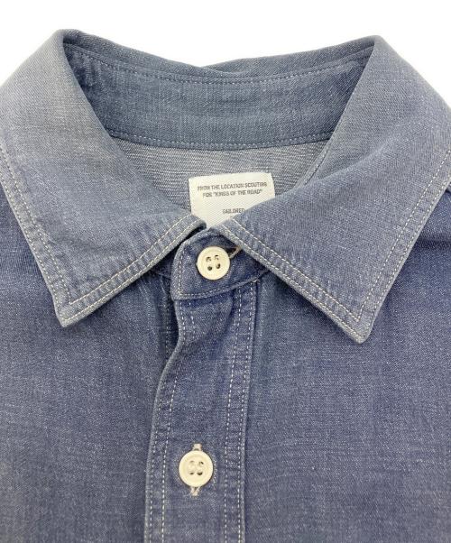 ROTT WEILER（ロットワイラー）ROTT WEILER (ロットワイラー) シャンブレーシャツ ブルー サイズ:Lの古着・服飾アイテム