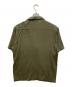 SATURDAY (サタデー) Solid Rayon Open Collar S/S Shirt カーキ サイズ:L：5000円