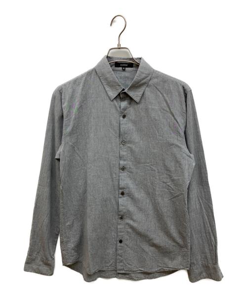 ATTACHMENT（アタッチメント）ATTACHMENT (アタッチメント) シャンブレーローン レギュラーカラーシャツ グレー サイズ:3の古着・服飾アイテム