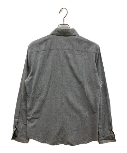 ATTACHMENT（アタッチメント）ATTACHMENT (アタッチメント) シャンブレーローン レギュラーカラーシャツ グレー サイズ:3の古着・服飾アイテム
