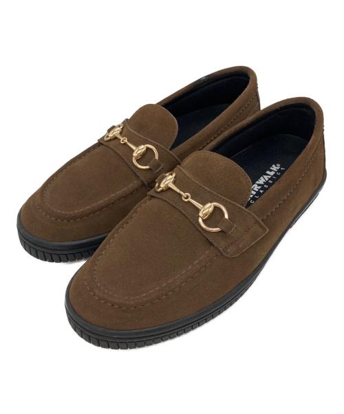AIR WALK（エアウォーク）AIR WALK (エアウォーク) スエードビットローファー ブラウン サイズ:26.5の古着・服飾アイテム