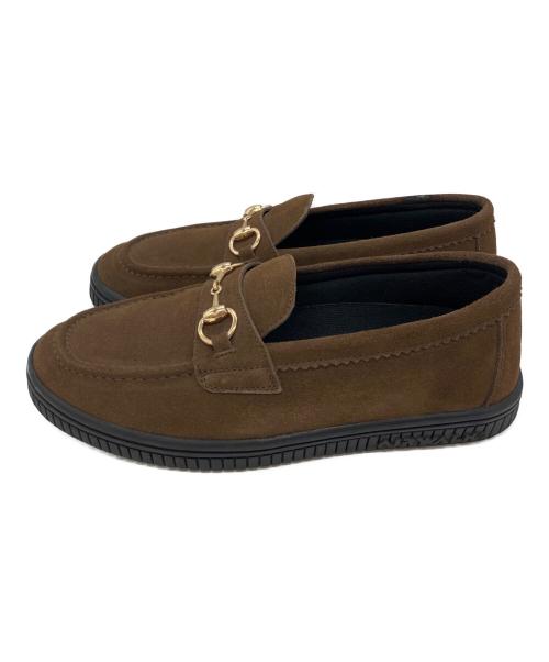 AIR WALK（エアウォーク）AIR WALK (エアウォーク) スエードビットローファー ブラウン サイズ:26.5の古着・服飾アイテム