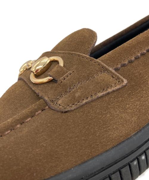 AIR WALK（エアウォーク）AIR WALK (エアウォーク) スエードビットローファー ブラウン サイズ:26.5の古着・服飾アイテム