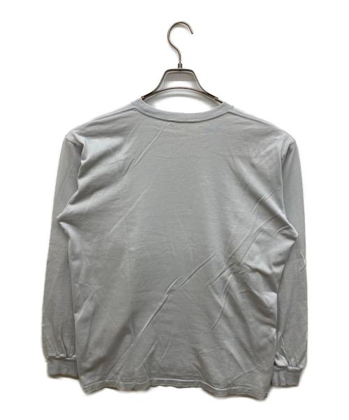 AURALEE（オーラリー）AURALEE (オーラリー) LUSTER PLAITING L/S TEE ブルー サイズ:3の古着・服飾アイテム
