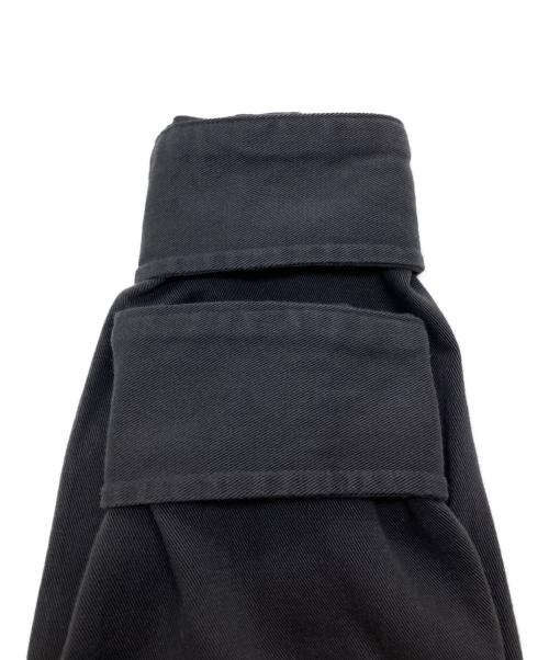 FRED PERRY（フレッドペリー）FRED PERRY (フレッドペリー) COLLARLESS OVERSHIRT ブラック サイズ:Lの古着・服飾アイテム