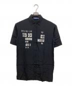FRED PERRYフレッドペリー）の古着「Embroidered Shirt Dress」｜ブラック