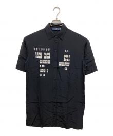 FRED PERRY（フレッドペリー）の古着「Embroidered Shirt Dress」｜ブラック