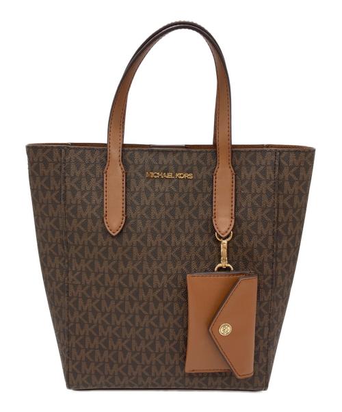 MICHAEL KORS（マイケルコース）MICHAEL KORS (マイケルコース) ハンドバッグ ブラウンの古着・服飾アイテム