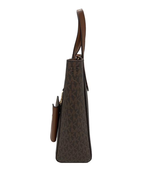 MICHAEL KORS（マイケルコース）MICHAEL KORS (マイケルコース) ハンドバッグ ブラウンの古着・服飾アイテム