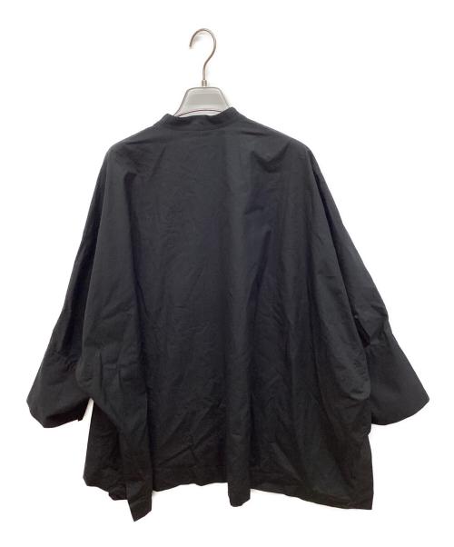 YLEVE（イレーヴ）YLEVE (イレーヴ) コットンポプリンビッグシャツ ブラック サイズ:1の古着・服飾アイテム