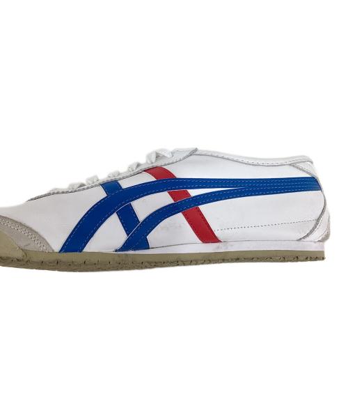 Onitsuka Tiger（オニツカタイガー）Onitsuka Tiger (オニツカタイガー) ローカットスニーカー　MEXICO 66 SLIP-ON ホワイト サイズ:26.5の古着・服飾アイテム