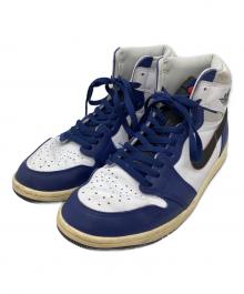 NIKE（ナイキ）の古着「Air Jordan 1 High OG Rare Air "Deep Royal Blue"」｜ブルー×ホワイト