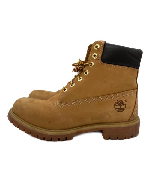 Timberland（ティンバーランド）Timberland (ティンバーランド) 6インチ プレミアム ウォータープルーフ ブーツ ベージュ サイズ:9Wの古着・服飾アイテム