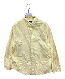 POLO RALPH LAUREN（ポロ・ラルフローレン）の古着「ボタンダウンシャツ」｜イエロー