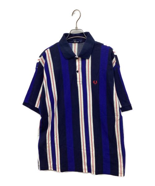 FRED PERRY（フレッドペリー）FRED PERRY (フレッドペリー) ポロシャツ ブルー サイズ:Mの古着・服飾アイテム