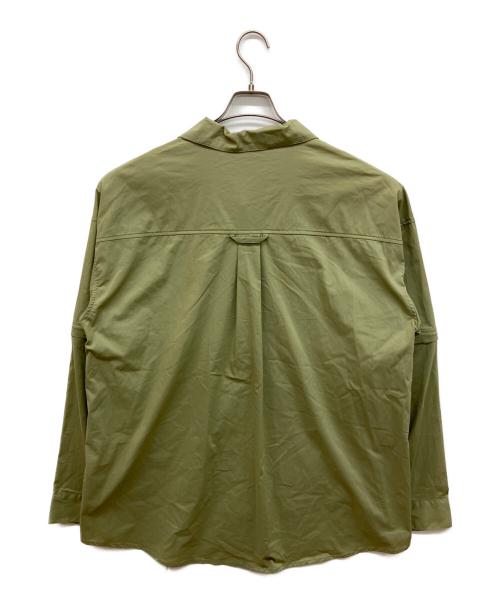 S'more（スモア）S'more (スモア) 吸水速乾の機能的2WAYシャツ カーキ サイズ:XLの古着・服飾アイテム