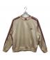 Needles（ニードルズ）の古着「Track Crew Neck Shirt ― Poly Smooth　ロングスリーブカットソー」｜ベージュ