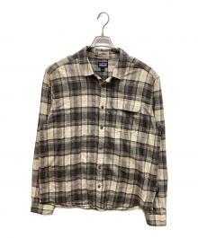 Patagonia（パタゴニア）の古着「Fjord Flannel Shirt」｜ベージュ