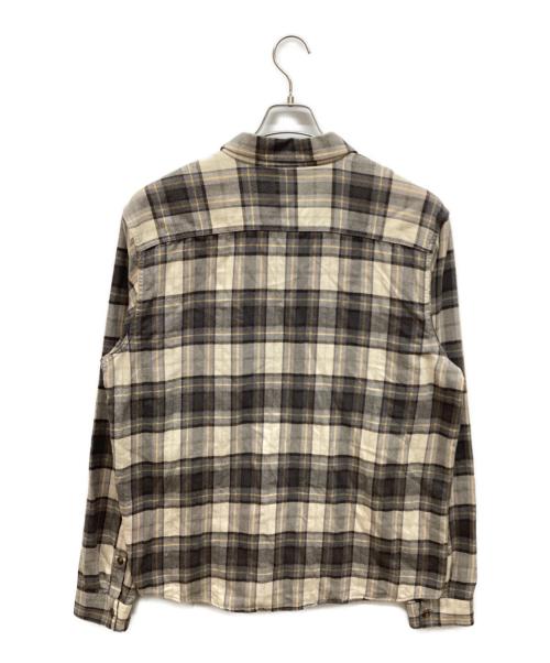 Patagonia（パタゴニア）Patagonia (パタゴニア) Fjord Flannel Shirt ベージュ サイズ:Lの古着・服飾アイテム