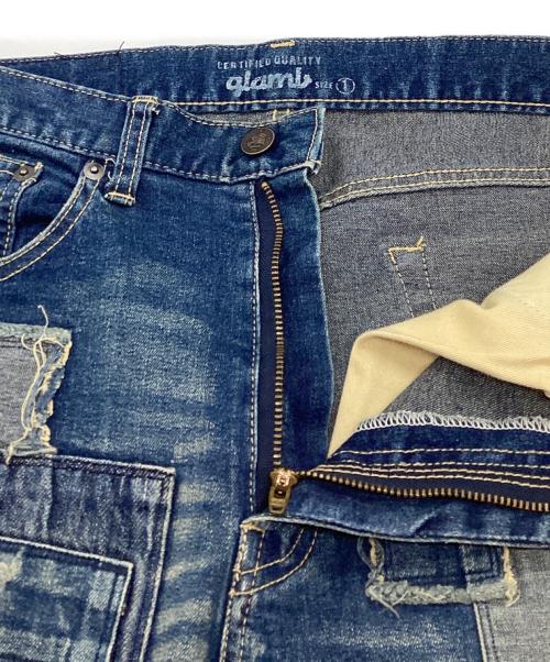 glamb（グラム）glamb (グラム) Unplugged Rib Denim インディゴ サイズ:1の古着・服飾アイテム