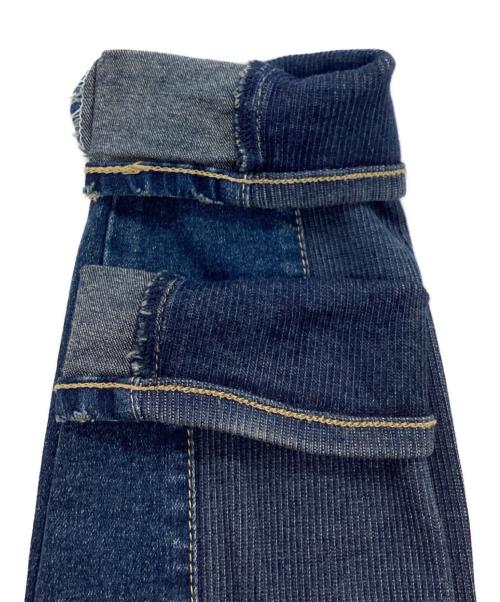 glamb（グラム）glamb (グラム) Unplugged Rib Denim インディゴ サイズ:1の古着・服飾アイテム