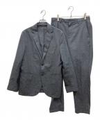 green label relaxingグリーンレーベルリラクシング）の古着「ウォッシャブルトロ ユーティリティーセットアップ」｜グレー