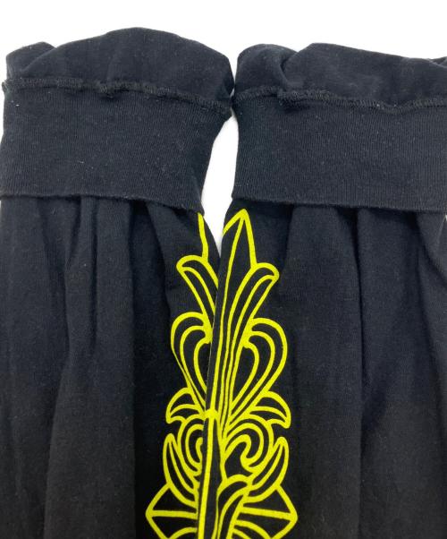 CHROME HEARTS（クロムハーツ）CHROME HEARTS (クロムハーツ) Neon Back Print L/S Tee/ホースシューポケットL/STシャツ ブラック サイズ:Lの古着・服飾アイテム