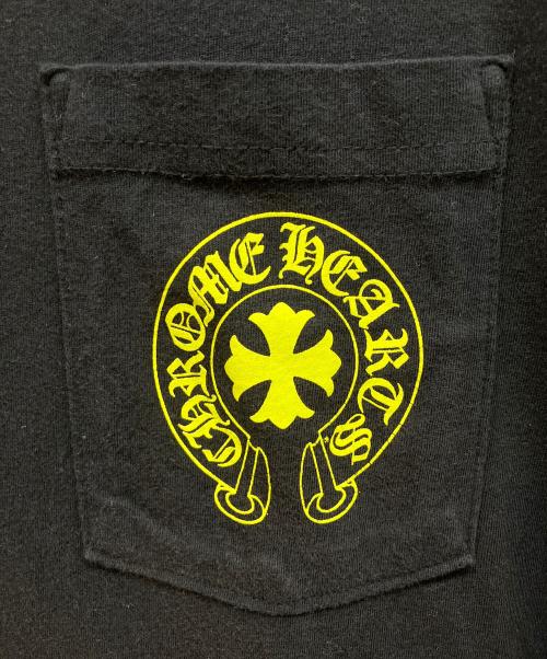 CHROME HEARTS（クロムハーツ）CHROME HEARTS (クロムハーツ) Neon Back Print L/S Tee/ホースシューポケットL/STシャツ ブラック サイズ:Lの古着・服飾アイテム