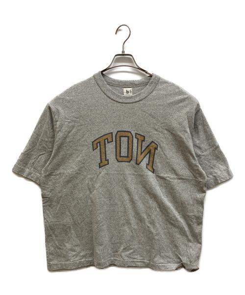 blurhms ROOTSTOCK（ブラームスルーツストック）blurhms ROOTSTOCK (ブラームスルーツストック) NOT-PRINCE 88/12 Tシャツ（ノットプリンス） グレー サイズ:２の古着・服飾アイテム