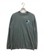 Patagoniaパタゴニア）の古着「キャプリーンクールデイリーグラッフィックT」｜ネイビー