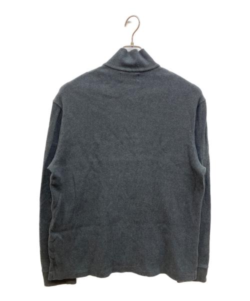 POLO RALPH LAUREN（ポロ・ラルフローレン）POLO RALPH LAUREN (ポロ・ラルフローレン) ハーフジップスウェット グレー サイズ:Lの古着・服飾アイテム