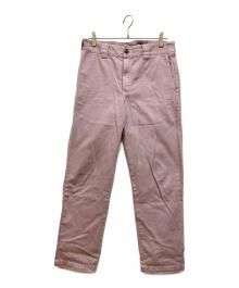 Dickies×OUTERKNOWN×RHC Ron Herman（ディッキーズ×アウターノーン×アールエイチシー ロンハーマン）の古着「別注コットンチノパンツ」｜ピンク