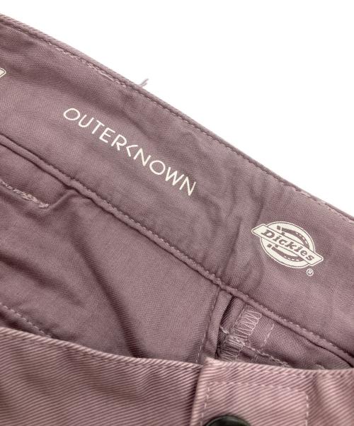 Dickies（ディッキーズ）Dickies (ディッキーズ) OUTERKNOWN (アウターノーン) RHC Ron Herman (アールエイチシー ロンハーマン) 別注コットンチノパンツ ピンク サイズ:32の古着・服飾アイテム
