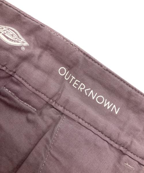 Dickies（ディッキーズ）Dickies (ディッキーズ) OUTERKNOWN (アウターノーン) RHC Ron Herman (アールエイチシー ロンハーマン) 別注コットンチノパンツ ピンク サイズ:32の古着・服飾アイテム