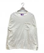THE NORTHFACE PURPLELABELザ・ノースフェイス パープルレーベル）の古着「8oz Field Long Sleeve Pocket Tee（8オンスフィールドロングスリーブポケットティー）」｜ホワイト