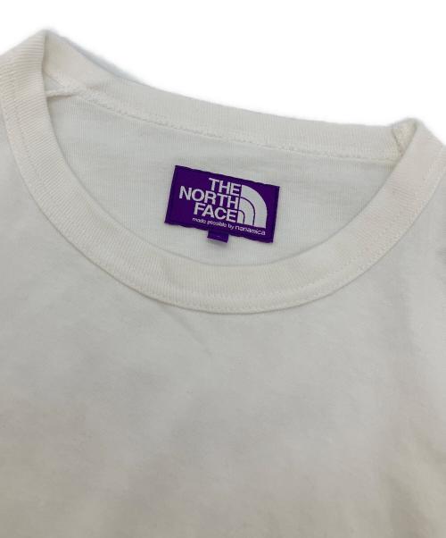 THE NORTHFACE PURPLELABEL（ザ・ノースフェイス パープルレーベル）THE NORTHFACE PURPLELABEL (ザ・ノースフェイス パープルレーベル) 8oz Field Long Sleeve Pocket Tee（8オンスフィールドロングスリーブポケットティー） ホワイト サイズ:Lの古着・服飾アイテム