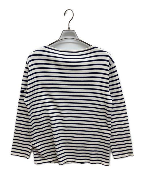 SAINT JAMES（セントジェームス）SAINT JAMES (セントジェームス) バスクシャツ ブルー×ホワイト サイズ:記載なしの古着・服飾アイテム