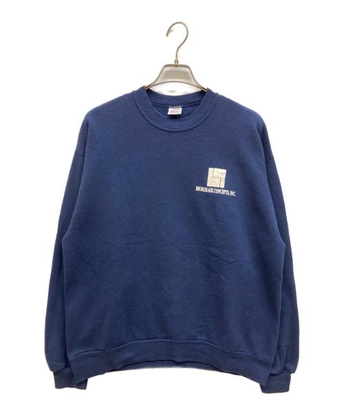 JERZEES（ジャージーズ）JERZEES (ジャージーズ) 90sプリントスウェット ネイビー サイズ:Lの古着・服飾アイテム