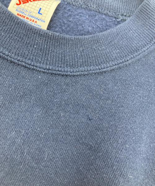 JERZEES（ジャージーズ）JERZEES (ジャージーズ) 90sプリントスウェット ネイビー サイズ:Lの古着・服飾アイテム