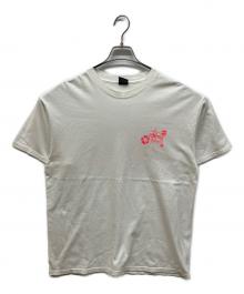 stussy（ステューシー）の古着「ハイビスカスプリントTシャツ」｜ホワイト