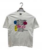 stussyステューシー）の古着「プリントTシャツ」｜ホワイト