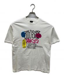 stussy（ステューシー）の古着「プリントTシャツ」｜ホワイト