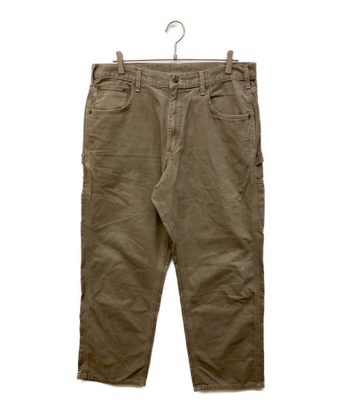 CarHartt（カーハート）CarHartt (カーハート) ペインターパンツ ブラウン サイズ:91cm (W36)の古着・服飾アイテム