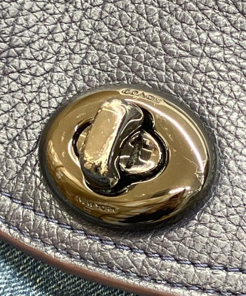 COACH（コーチ）COACH (コーチ) デニムリュック ネイビーの古着・服飾アイテム