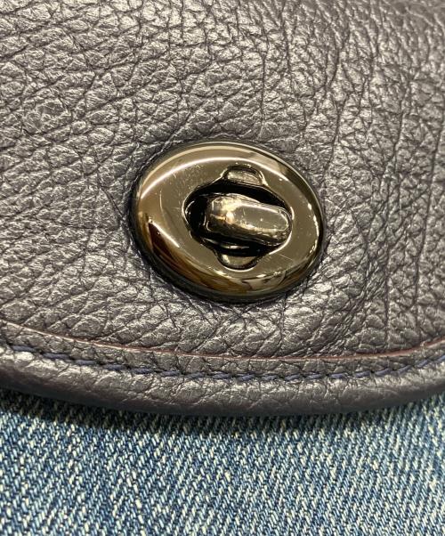 COACH（コーチ）COACH (コーチ) デニムリュック ネイビーの古着・服飾アイテム
