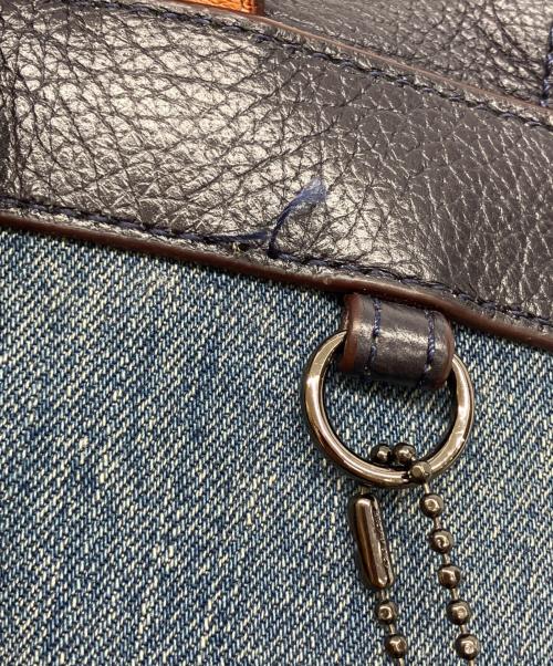 COACH（コーチ）COACH (コーチ) デニムリュック ネイビーの古着・服飾アイテム