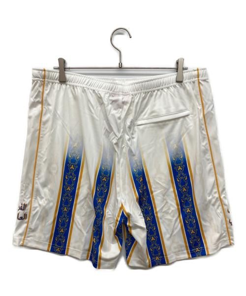 SUPREME（シュプリーム）Supreme (シュプリーム) Arabic Logo Soccer Short ホワイト サイズ:XLの古着・服飾アイテム
